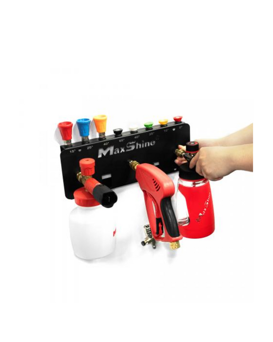 FOAM CANNON WALL MOUNT & NOZZLE HOLDER