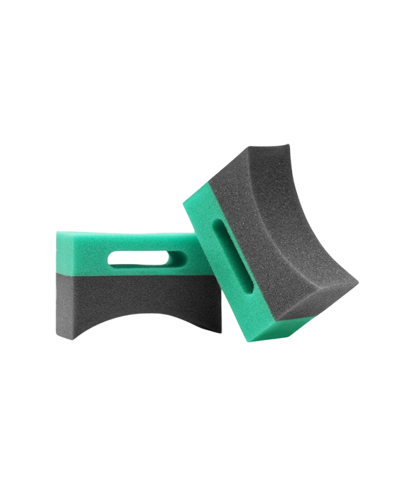 Tire Dressing Applicator Green & Black - Small Crescent