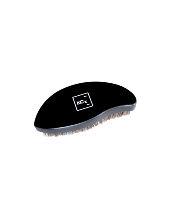 Koch Chemie Leather Brush — ergonomic grip and soft bristles for precise, gentle cleaning of leather surfaces. A must-have accessory for pro-level detailing. Available at Detailing Depot Canada.