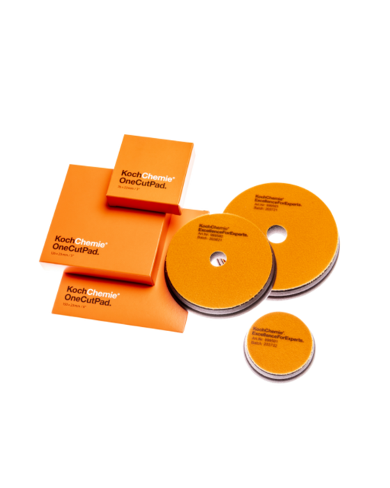 Koch Chemie One Cut Pad — high-quality polishing pads for one-step correction and gloss enhancement. Available now at Detailing Depot Canada.