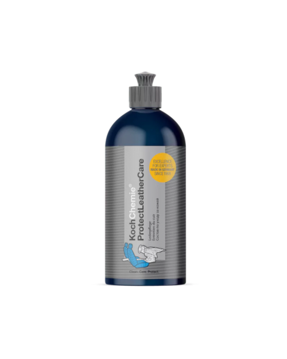 Koch Chemie ProtectLeatherCare — high-quality leather conditioner and protectant for vehicle interiors. Available now at Detailing Depot Canada.