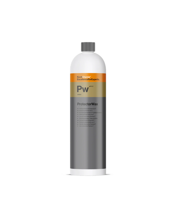 Koch Chemie Pw ProtectorWax — 1L sealant and drying aid for long-lasting gloss and hydrophobic protection. Shop now at Detailing Depot Canada.