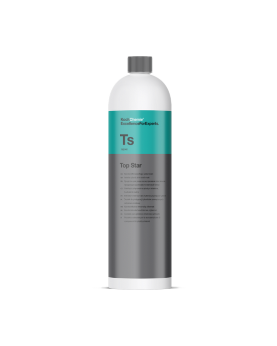 Koch Chemie Top Star TS 1L — premium interior plastic cleaner and conditioner for car detailing in Canada, available at Detailing Depot.