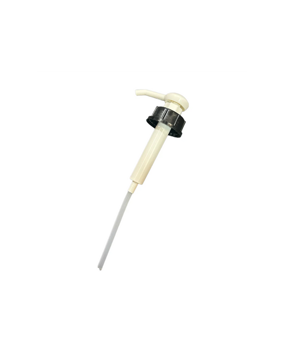 Heavy-duty dispensing pump compatible with 20L and 5L bottles. Makes product transfer easy and mess-free. Available at Detailing Depot Canada.