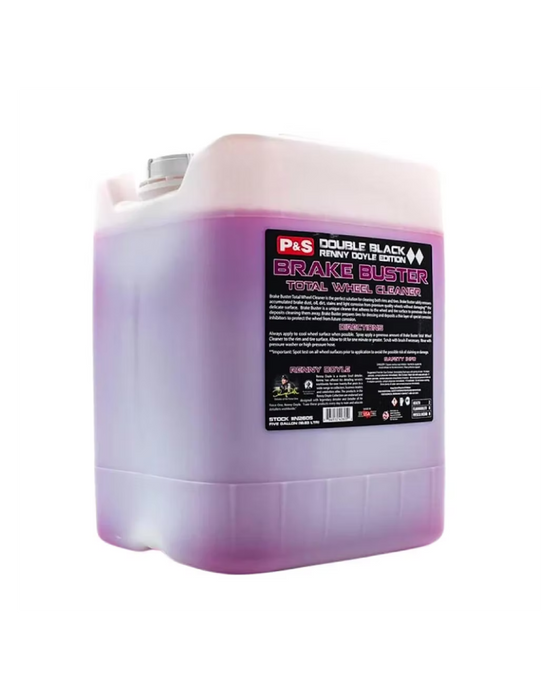 P&S Double Black Brake Buster — non-acidic wheel and tire cleaner that removes brake dust and road grime while protecting surfaces. Available now at Detailing Depot Canada.