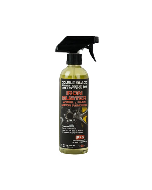 P&S Iron Buster — powerful iron and fallout remover for wheels and paint. Color-changing formula safely dissolves embedded contaminants. Available at Detailing Depot Canada.