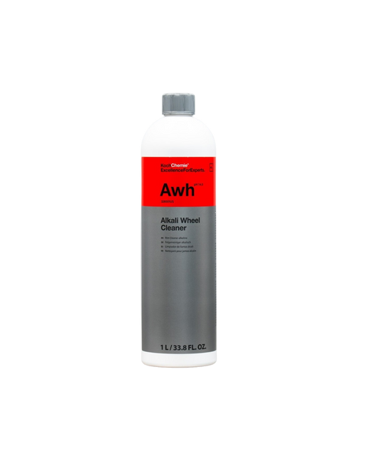 Koch Chemie AWH — high-performance alkaline wheel cleaner for tough brake dust and road grime. Ideal for steel and acid-resistant rims. Available at Detailing Depot Canada.