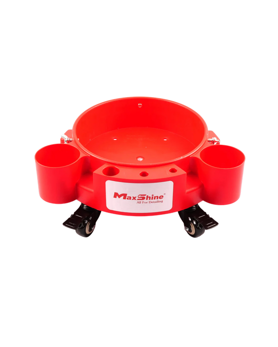 MAXSHINE ROLLING BUCKET DOLLY - RED