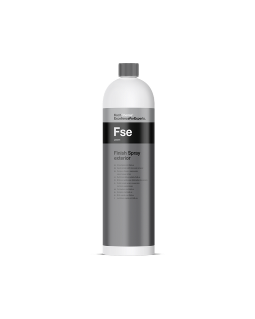 Koch Chemie FSE (Finish Spray Exterior) 1L — premium quick detailer with built-in limescale remover. Perfect for maintaining high-gloss finishes on paint, glass, and plastics. Available now at Detailing Depot Canada.