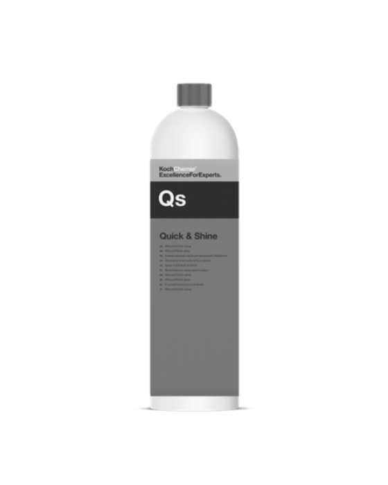 Koch Chemie Qs Quick & Shine — available in 1L and 5L formats. A quick detailer and gloss enhancer for exterior surfaces. Available now at Detailing Depot Canada.
