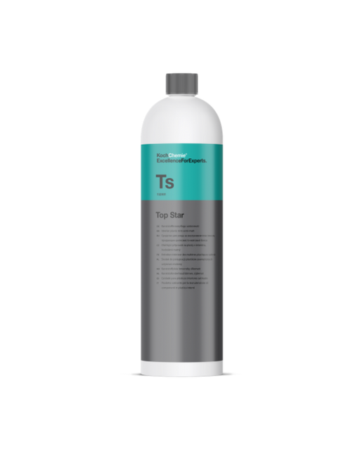 Koch Chemie Top Star TS 1L — premium interior plastic cleaner and conditioner for car detailing in Canada, available at Detailing Depot.