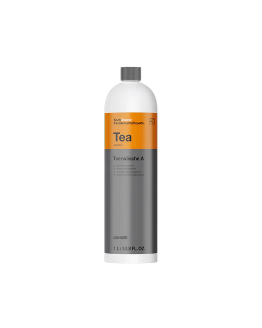 Koch Chemie Teerwäsche A (Tea) — heavy-duty tar and asphalt remover for exterior prewash. Professional-grade performance. Available at Detailing Depot Canada.
