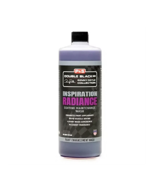 P&S Inspiration Radiance — luxury coating maintenance wash that enhances gloss, accelerates drying, and revitalizes ceramic protection. Available at Detailing Depot Canada.