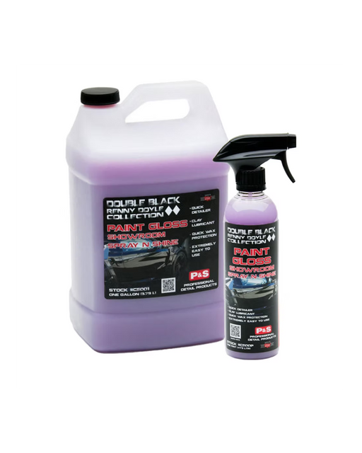 P&S Paint Gloss — showroom spray detailer that enhances gloss, removes light dust, and works as a clay lubricant. Ideal for quick touch-ups. Available at Detailing Depot Canada.